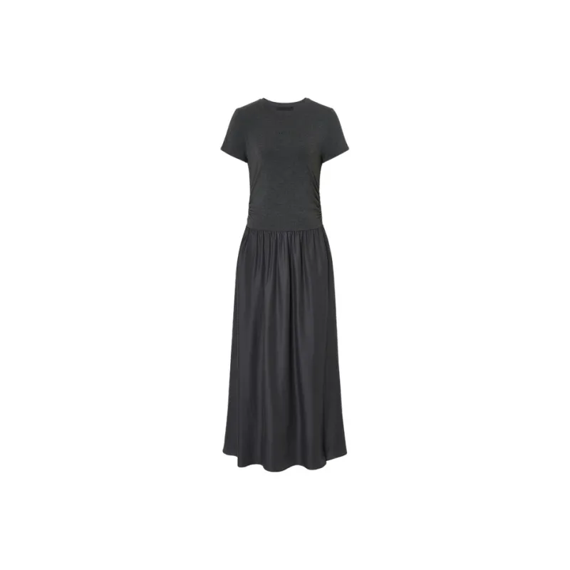 MOCO Short Sleeved Dress Women's Dark Gray-0