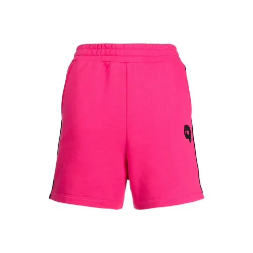 KARL LAGERFELD Ikonik Karl-patch High-waisted Shorts