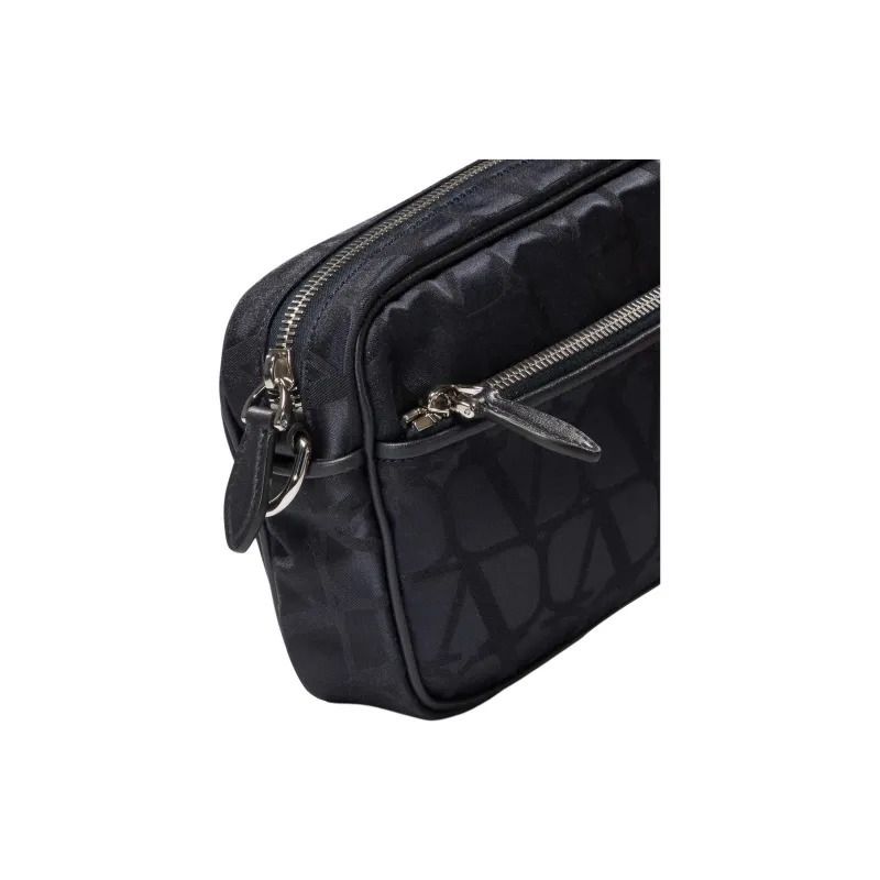 Valentino Calfskin Crossbody Bag, Shoulder Bag Women's Marine Blue-3