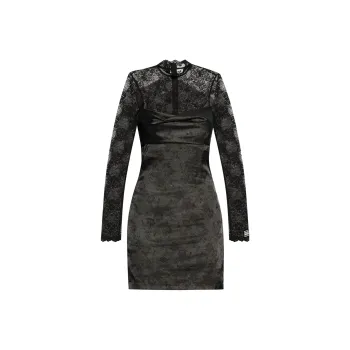 VERSACE JEANS COUTURE Lace Detail Mini Dress