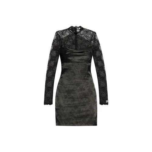 VERSACE JEANS COUTURE Lace Detail Mini Dress