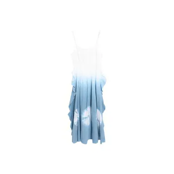 PZHK Slip Dresses Women's Blue