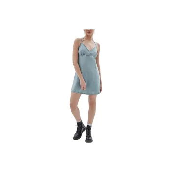 GUESS Originals Vintage Denim Dress Slip Dresses Women's Blue