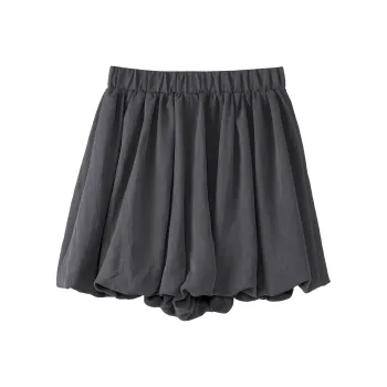 Fstudio Spring Korean Style Sweet Style Atmosphere Design Casual Shorts Women's Dark Gray
