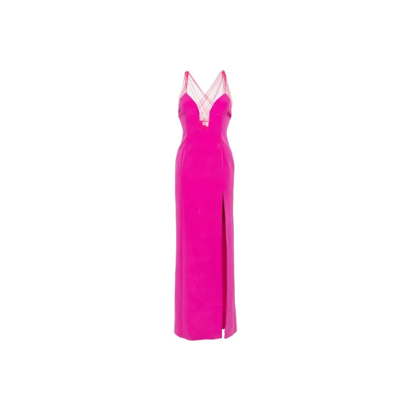 Genny Panelled Sleeveless Maxi Dress-0