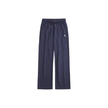 Abercrombie＆Fitch Knitted Sports Pants Women's Marine Blue