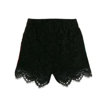 GUCCI Flower Leaf Shorts Black