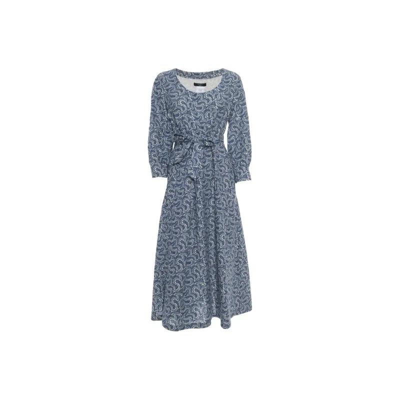 WEEKEND MaxMara Long Sleeved Dress Women's Blue-0