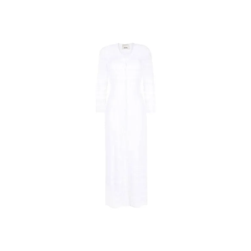 ISABEL MARANT Long-Sleeved Dresses Women's White-0