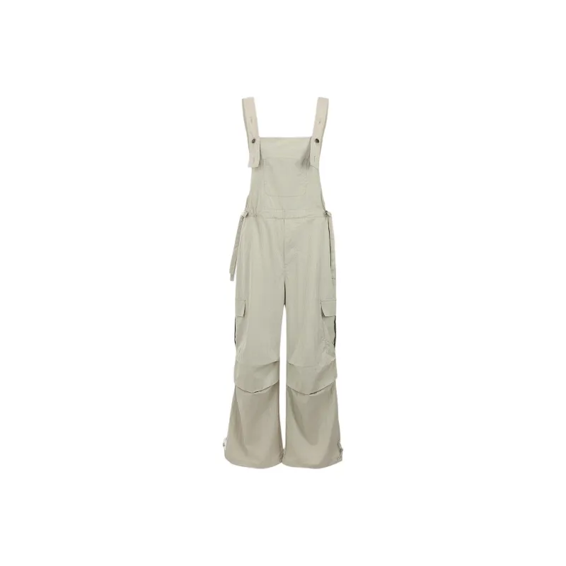 URBAN REVIVO Overalls Women's Light Khaki-0
