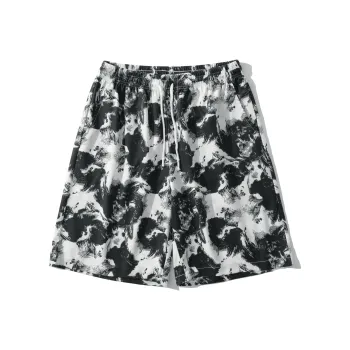 BEAR UNION Casual Shorts Unisex Black