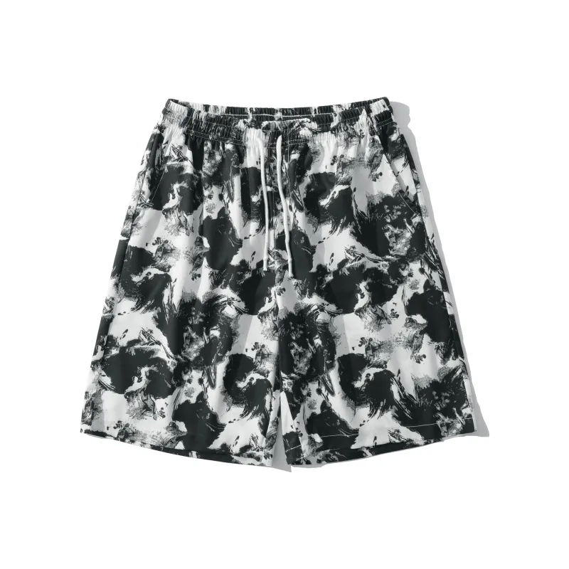 BEAR UNION Casual Shorts Unisex Black-0