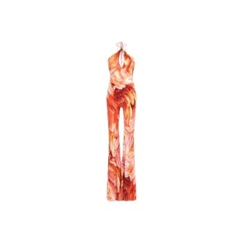 Roberto Cavalli SS24 Jumpsuit Women's Red