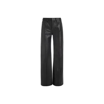GUESS Leather Pants Women's Black