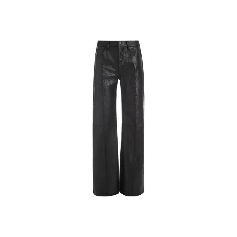 GUESS Leather Pants Women's Black-0