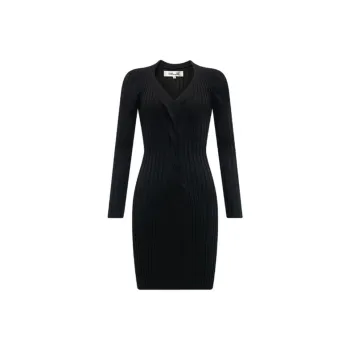 DVF Diane Von Furstenberg Vernoique Ribbed Midi Dress