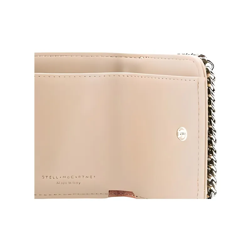 Stella McCartney Leather Wallet Women's Nude-3