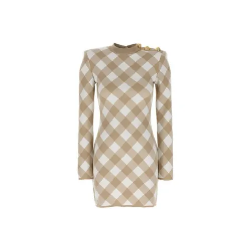 Blue Checkered Dress