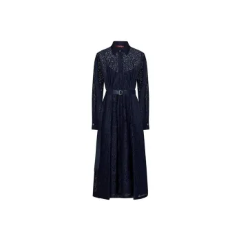 MaxMara Long-Sleeved Dresses Women's Navy