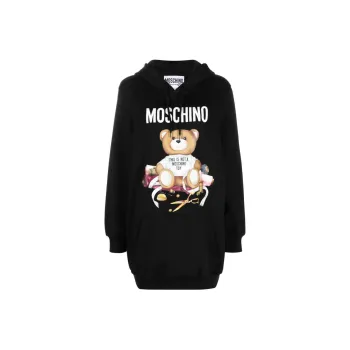 MOSCHINO Teddy Bear Hoodie Dress