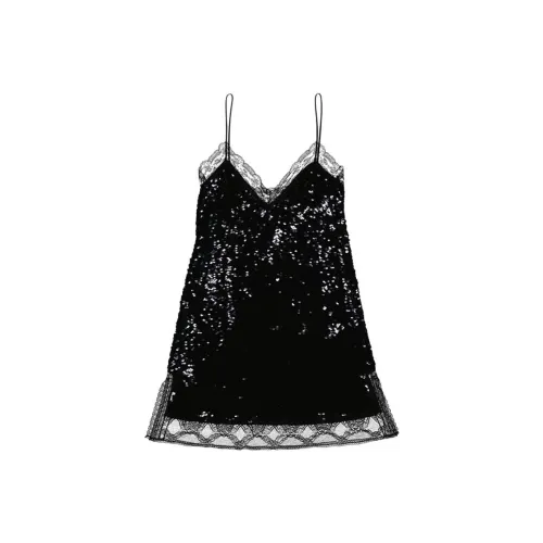 Burberry Slip Dresses Women's Black