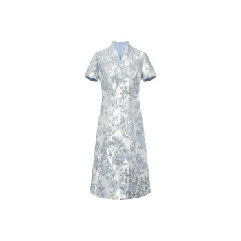 BBLLUUEE SS24 Short Sleeved Dress Women's Moonlight Blue