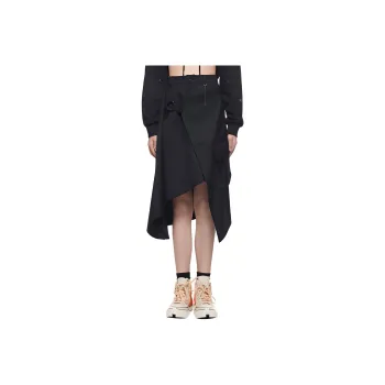 Feng Chen Wang Casual Long Skirts Women's Black