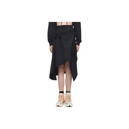 Feng Chen Wang Casual Long Skirts Women's Black