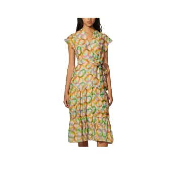 Sandro Short-Sleeved Dresses Women's Green