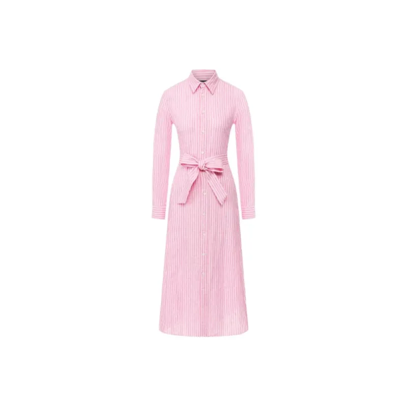 Polo Ralph Lauren Long-Sleeved Dresses Women's Pink-0