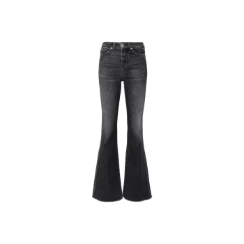PINKO Flora Faded Effect Flared Jeans
