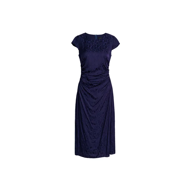 ROEYSHOUSE Short Sleeved Dress Women's Royal Blue-0