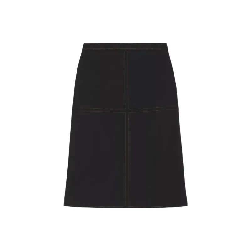 Burberry SS22 Casual Long Skirts Women's Black-0