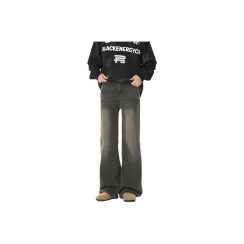 YINLEI Jeans Unisex Black
