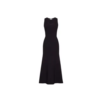 Ferragamo Sleeveless Dresses Women's Black