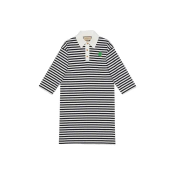 GUCCI Chinese New Year Long Sleeved Dresses Women's Blue