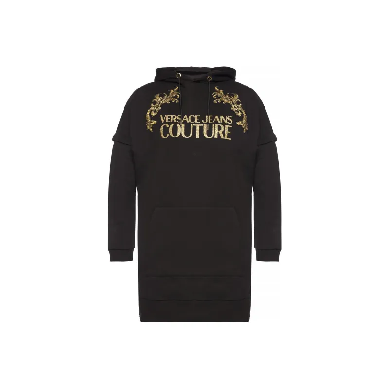 VERSACE JEANS Long Sleeved Dresses Women's Black-0