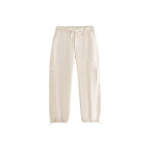 Abercrombie＆Fitch Cargo Pants Women's Cream