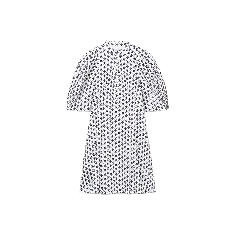 CLUB MONACO Short Sleeved Dresses Women's Print C2WGR-0