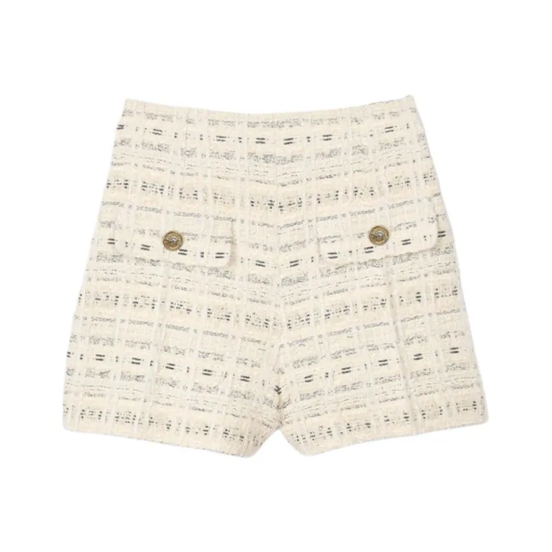 Sandro Tweed Shorts-0