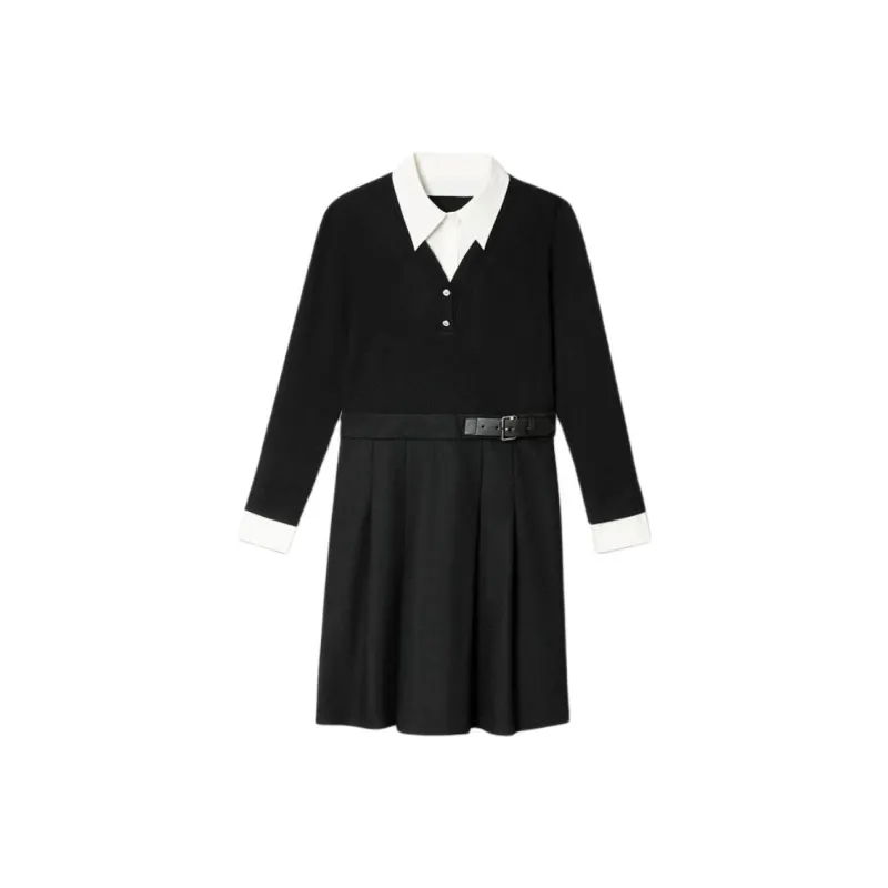 PSALTER Long Sleeved Dress Women's Black-0