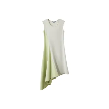 AMII Sleeveless Dress Women's Light Gray Green