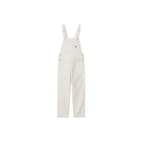 Carhartt WIP SS24 W' Bib Overall Straight Overalls Women's White