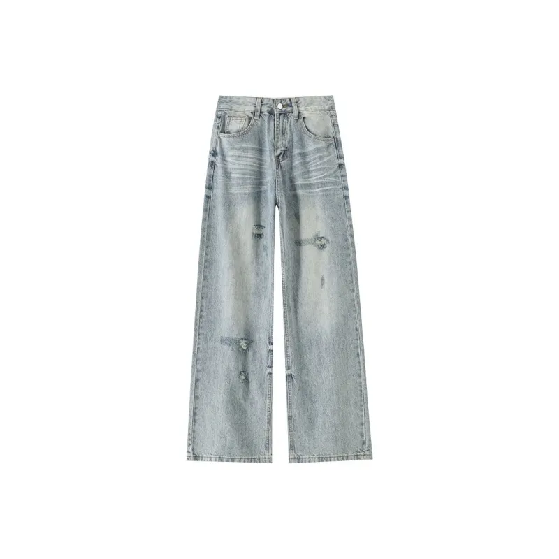 Shuhao Bai Jeans Women's Vintage Blue-0