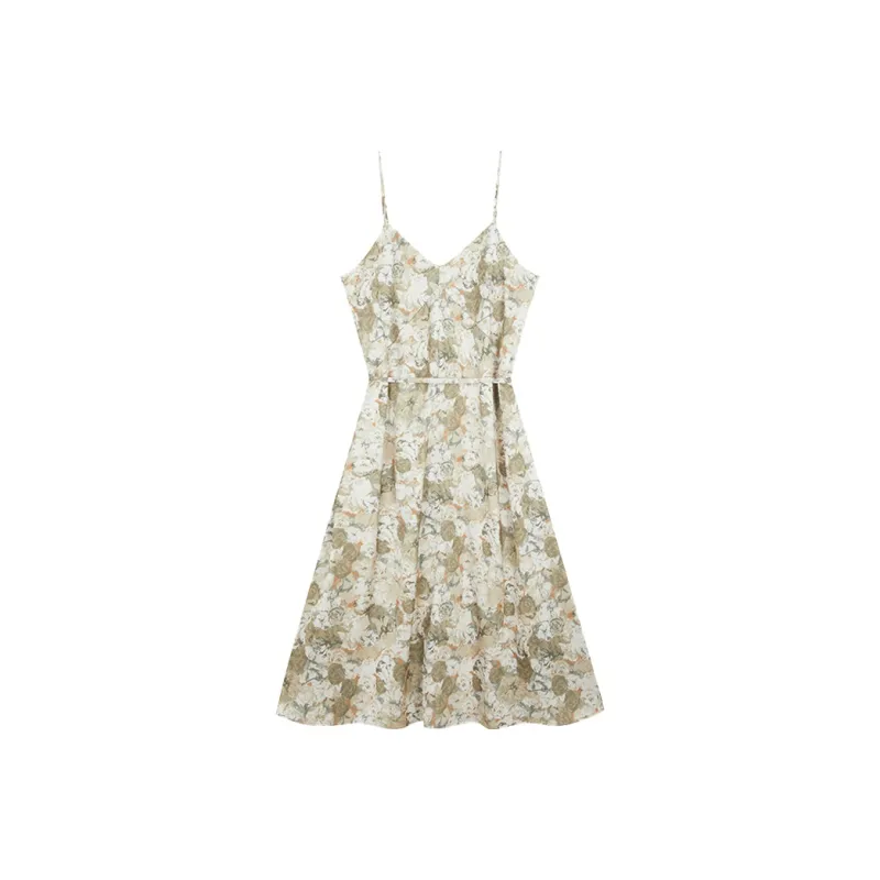 THE SEA LIFE Slip Dress Women's Moss Green-0