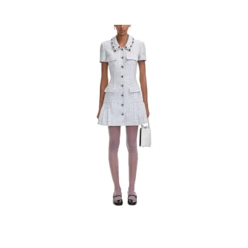 Self portrait Bouclé Mini Dress