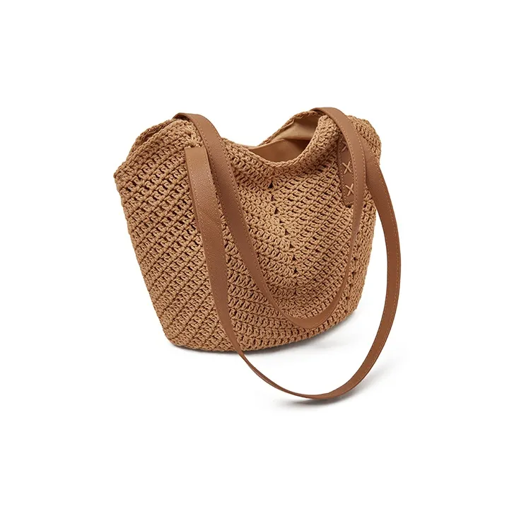 Old Man's Head Fabric Tote Bag, Shoulder Bag Women's Ecru/Khaki-11