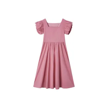 EICHITOO Short Sleeved Dress Women's Rose Red