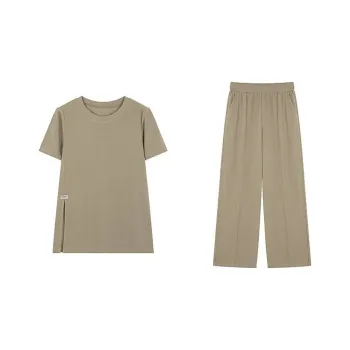 Mo Han Yi Mei SS24 Casual Suit Women's Pea Green