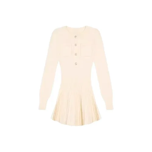 KEAB Long Sleeved Dresses Women's Cream Apricot